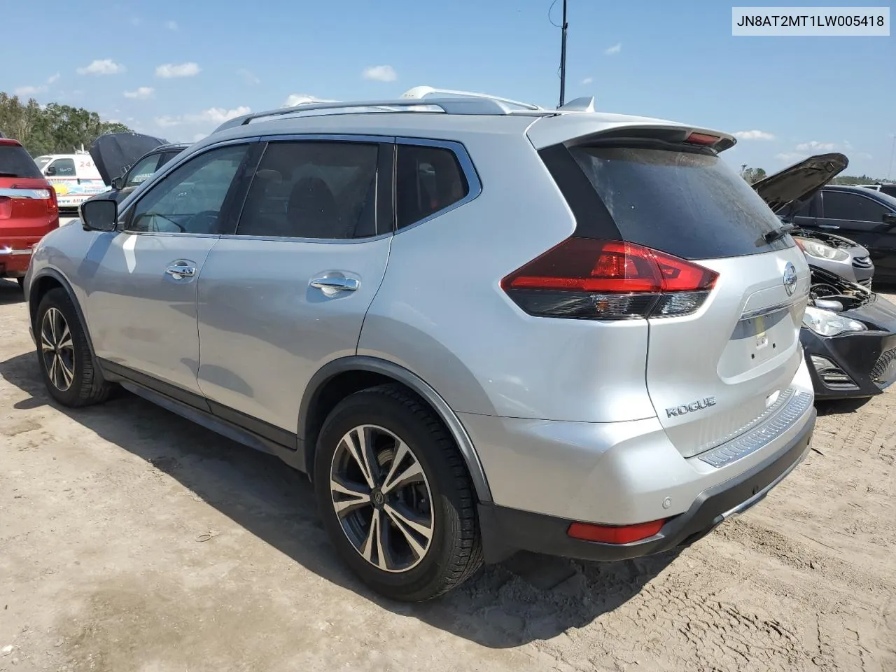 2020 Nissan Rogue S VIN: JN8AT2MT1LW005418 Lot: 75263554