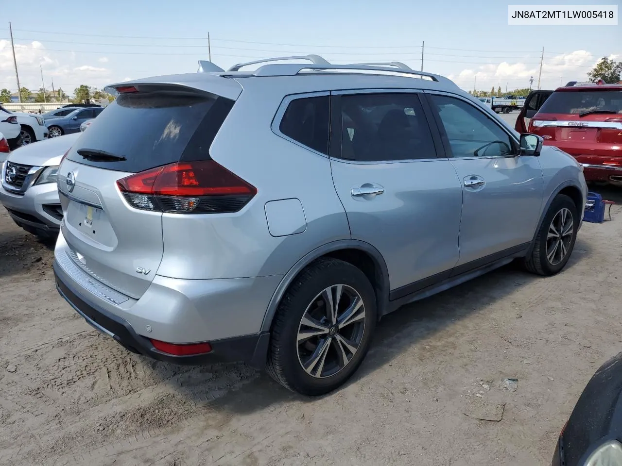 2020 Nissan Rogue S VIN: JN8AT2MT1LW005418 Lot: 75263554