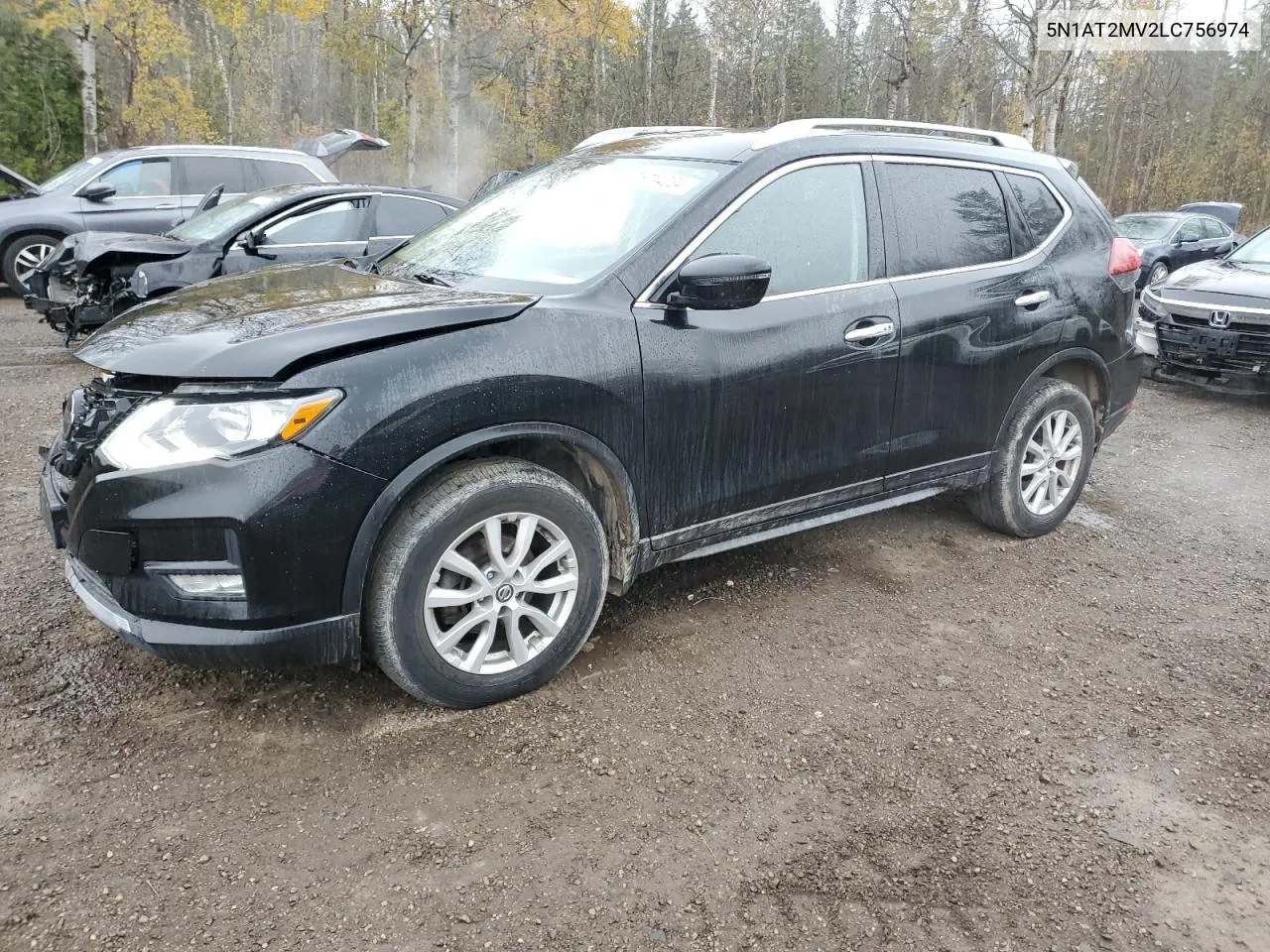 2020 Nissan Rogue S VIN: 5N1AT2MV2LC756974 Lot: 75714234