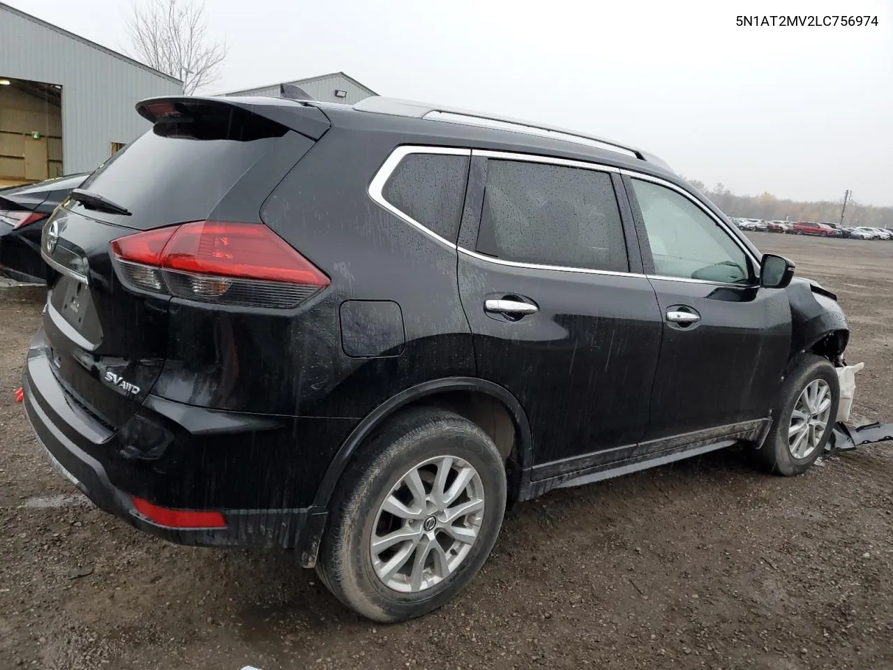 2020 Nissan Rogue S VIN: 5N1AT2MV2LC756974 Lot: 75714234