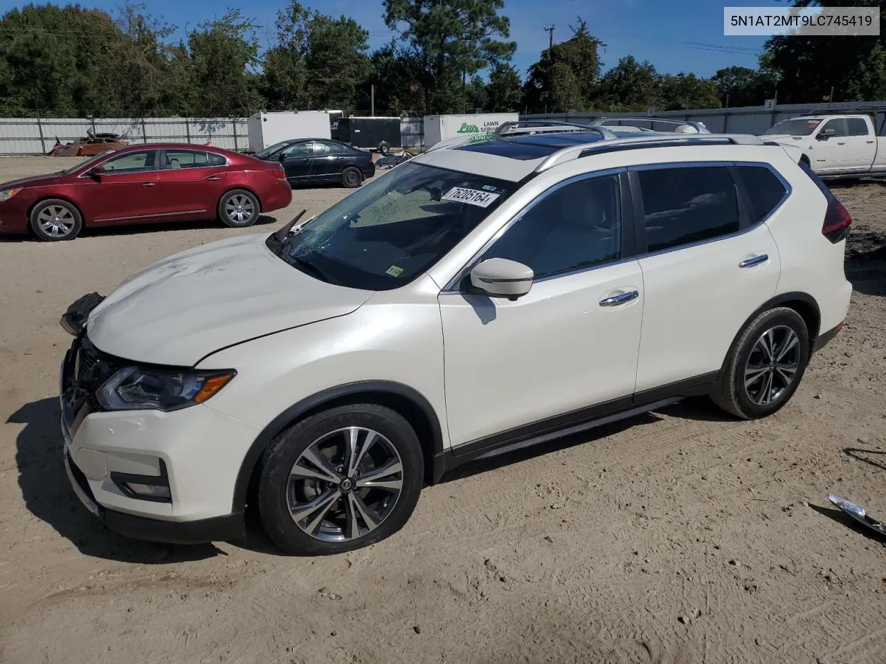 2020 Nissan Rogue S VIN: 5N1AT2MT9LC745419 Lot: 76205164