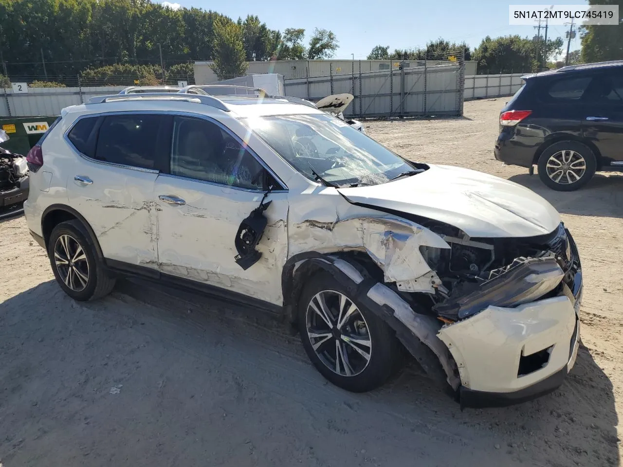 2020 Nissan Rogue S VIN: 5N1AT2MT9LC745419 Lot: 76205164