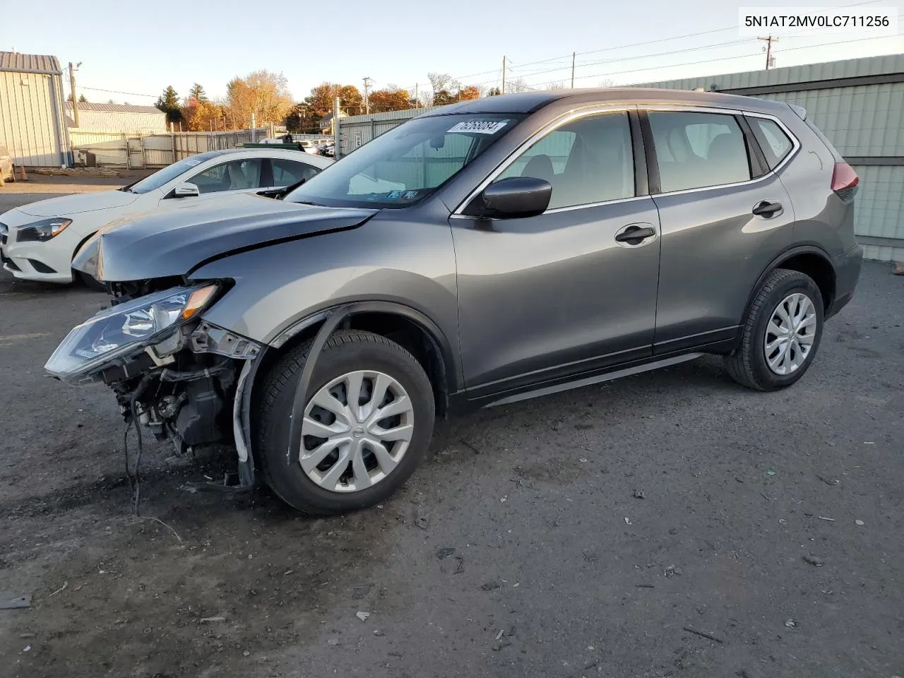 2020 Nissan Rogue S VIN: 5N1AT2MV0LC711256 Lot: 76268084