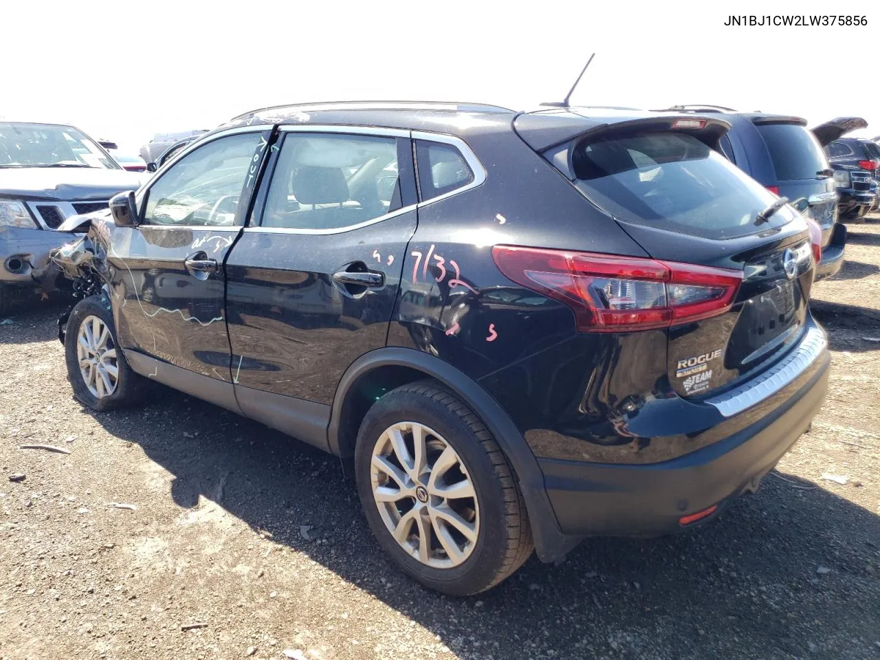 2020 Nissan Rogue Sport S VIN: JN1BJ1CW2LW375856 Lot: 76921524