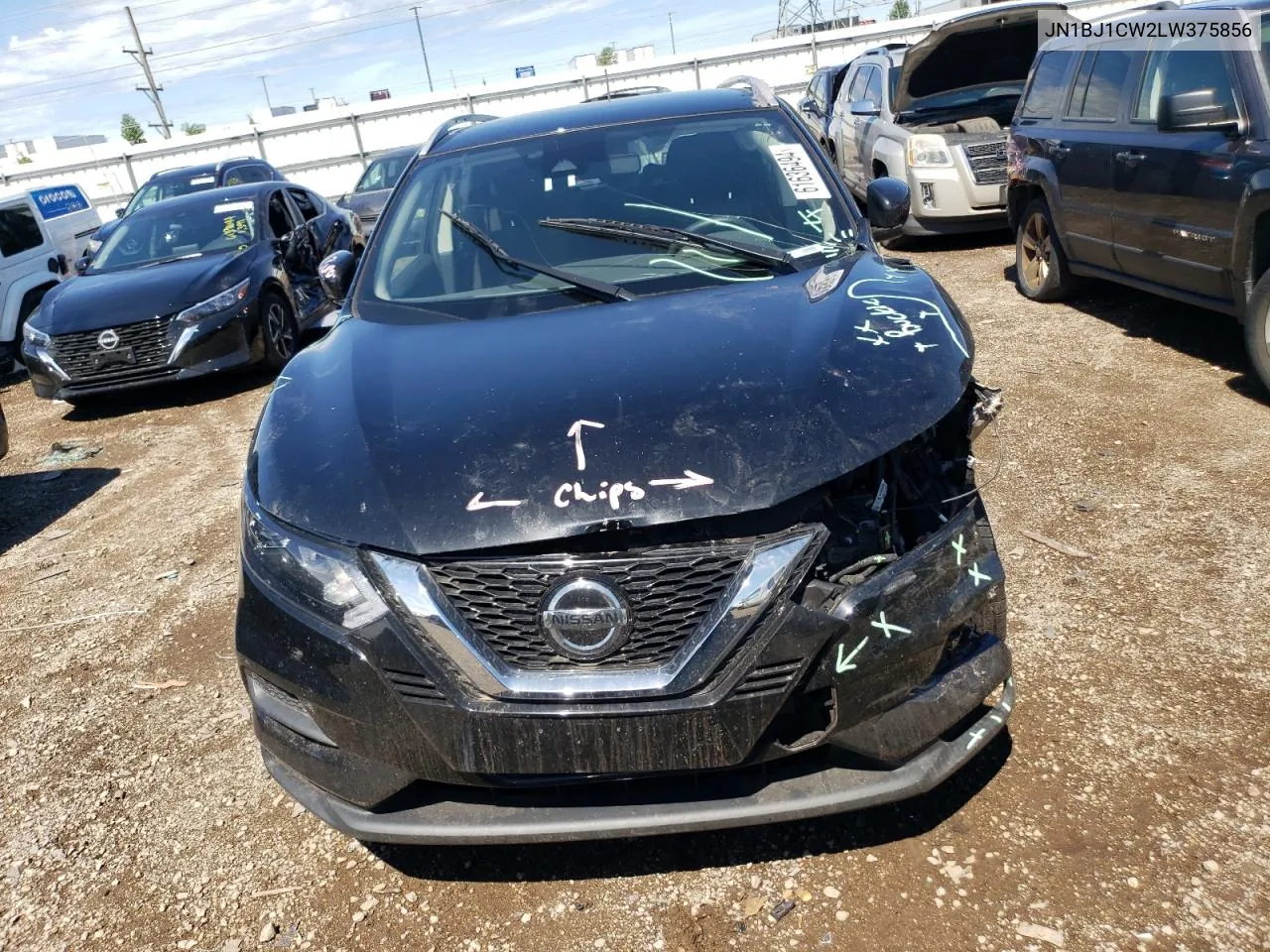 2020 Nissan Rogue Sport S VIN: JN1BJ1CW2LW375856 Lot: 76921524