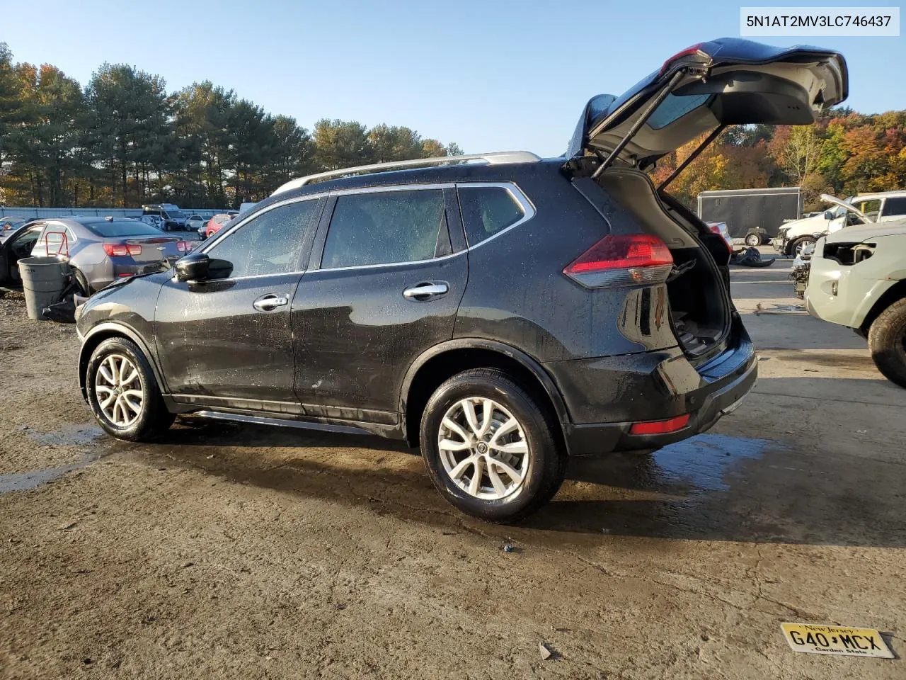 2020 Nissan Rogue S VIN: 5N1AT2MV3LC746437 Lot: 77208684