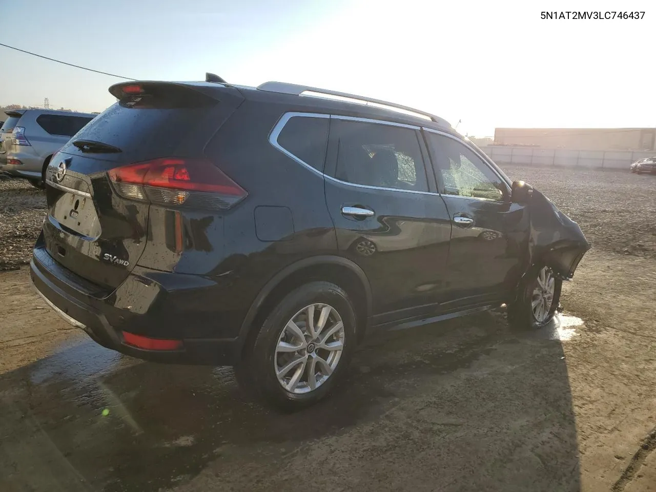 2020 Nissan Rogue S VIN: 5N1AT2MV3LC746437 Lot: 77208684