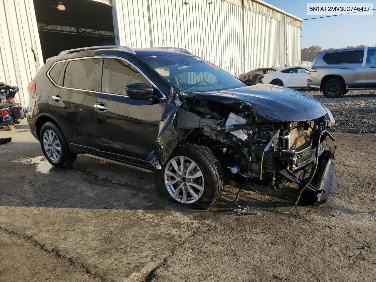 2020 Nissan Rogue S VIN: 5N1AT2MV3LC746437 Lot: 77208684