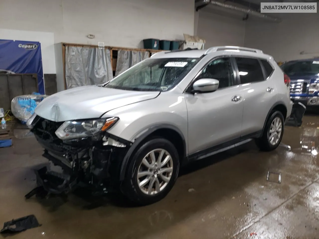 2020 Nissan Rogue S VIN: JN8AT2MV7LW108585 Lot: 77256494