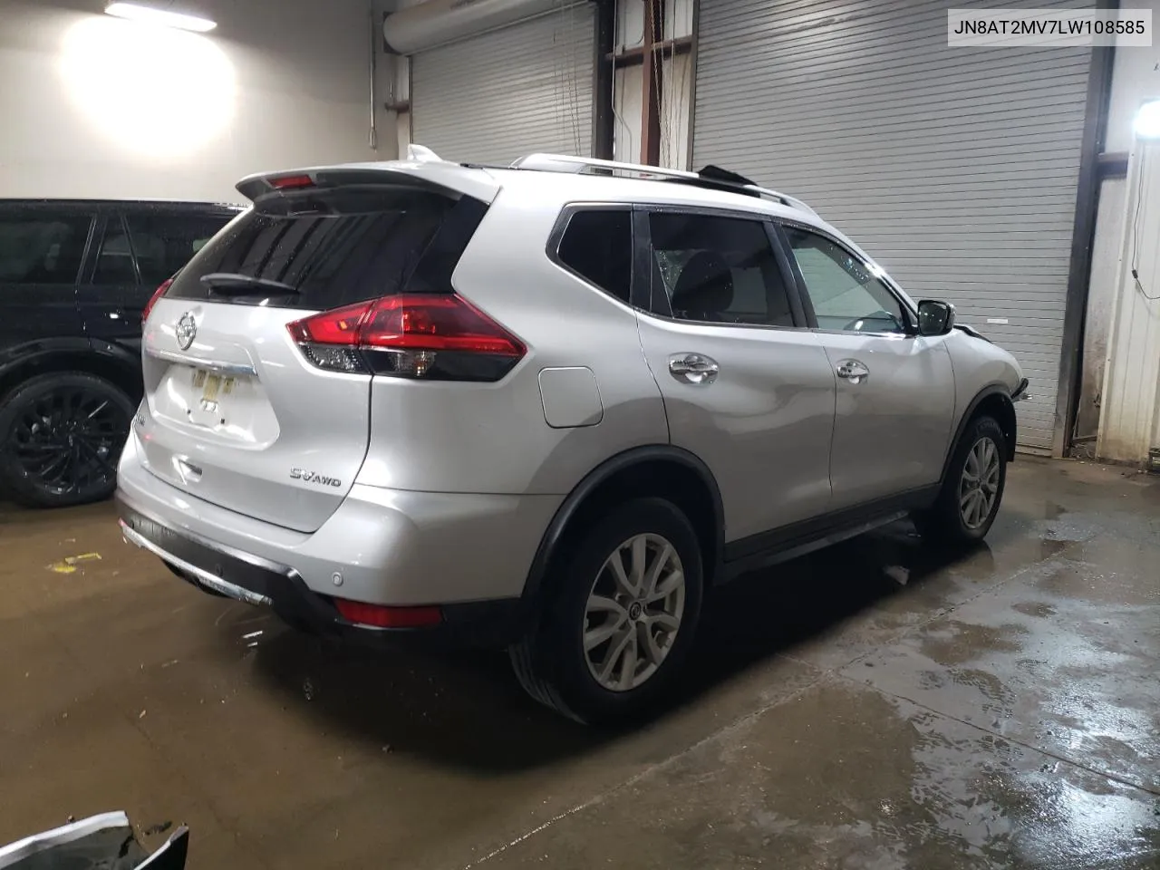 2020 Nissan Rogue S VIN: JN8AT2MV7LW108585 Lot: 77256494