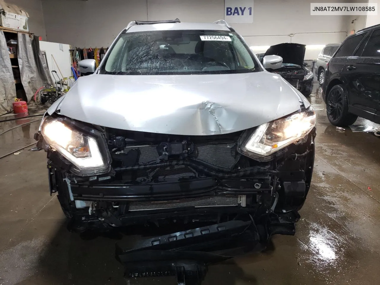 2020 Nissan Rogue S VIN: JN8AT2MV7LW108585 Lot: 77256494