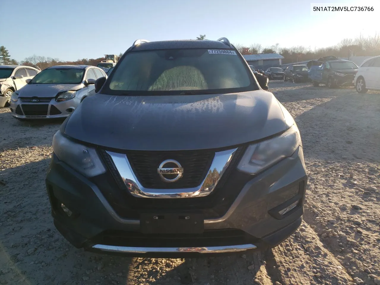 2020 Nissan Rogue S VIN: 5N1AT2MV5LC736766 Lot: 77259884