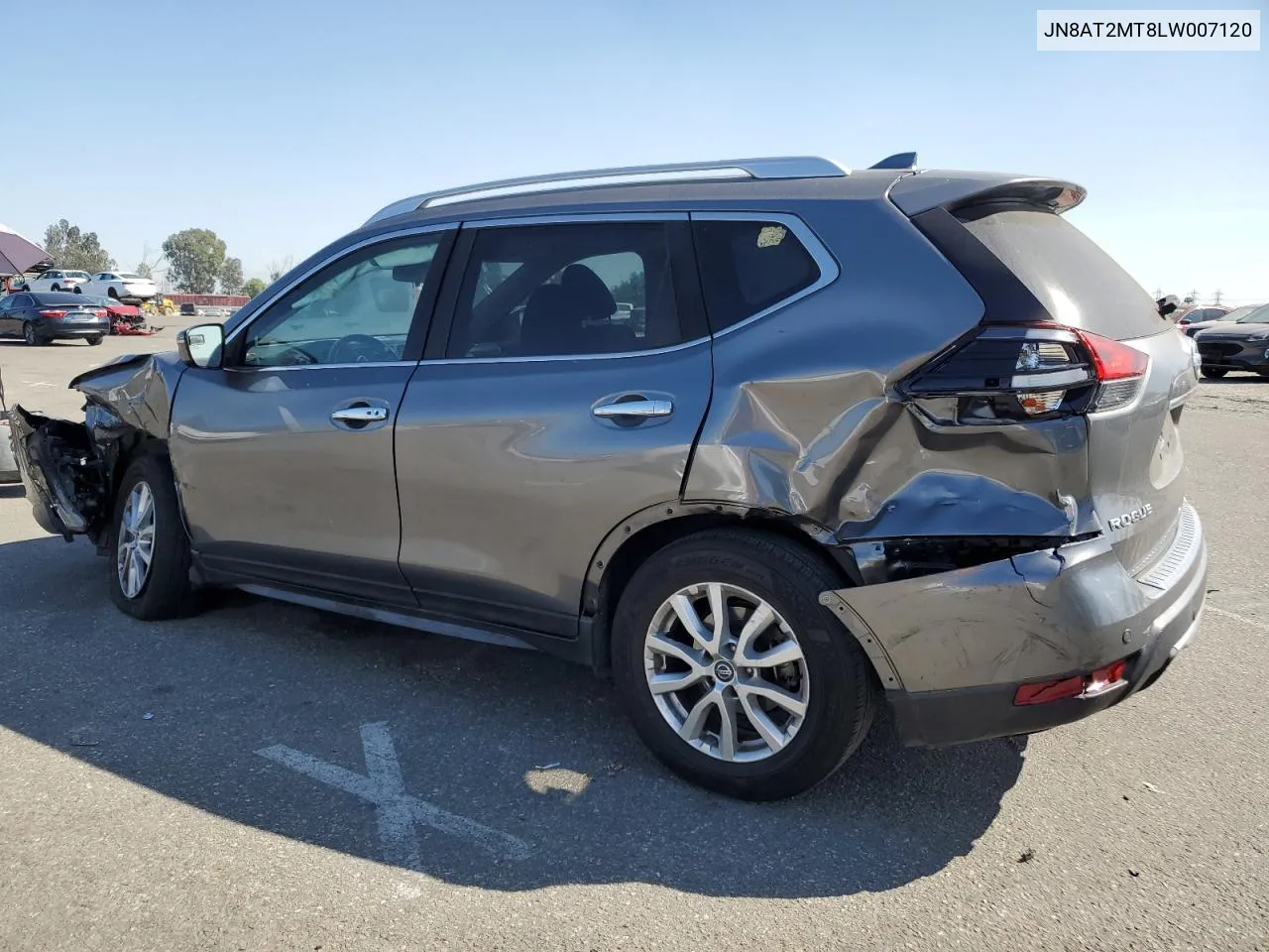 2020 Nissan Rogue S VIN: JN8AT2MT8LW007120 Lot: 77778954