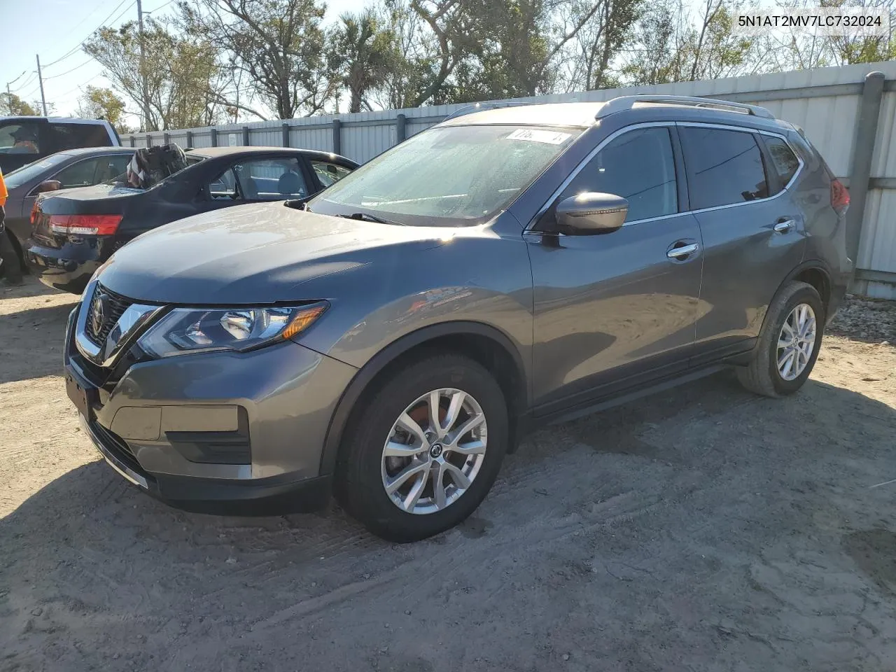 2020 Nissan Rogue S VIN: 5N1AT2MV7LC732024 Lot: 77801074