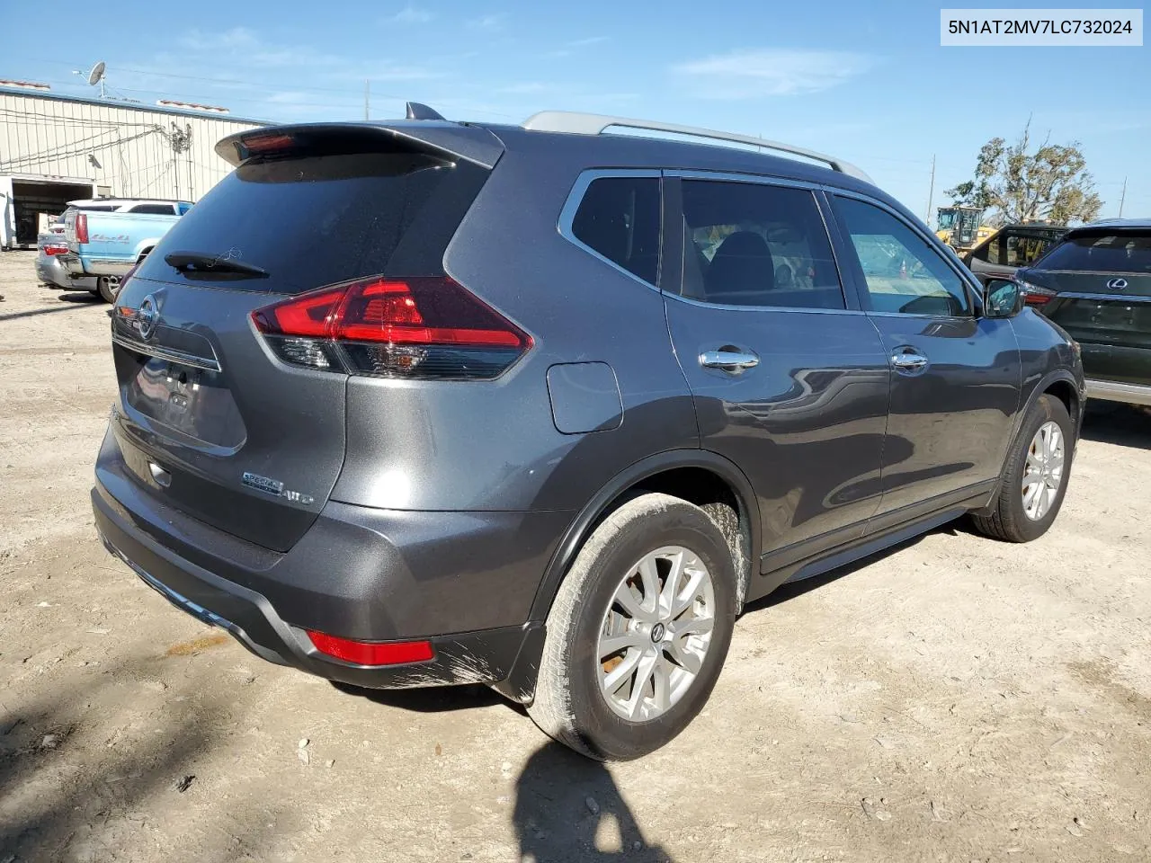 2020 Nissan Rogue S VIN: 5N1AT2MV7LC732024 Lot: 77801074