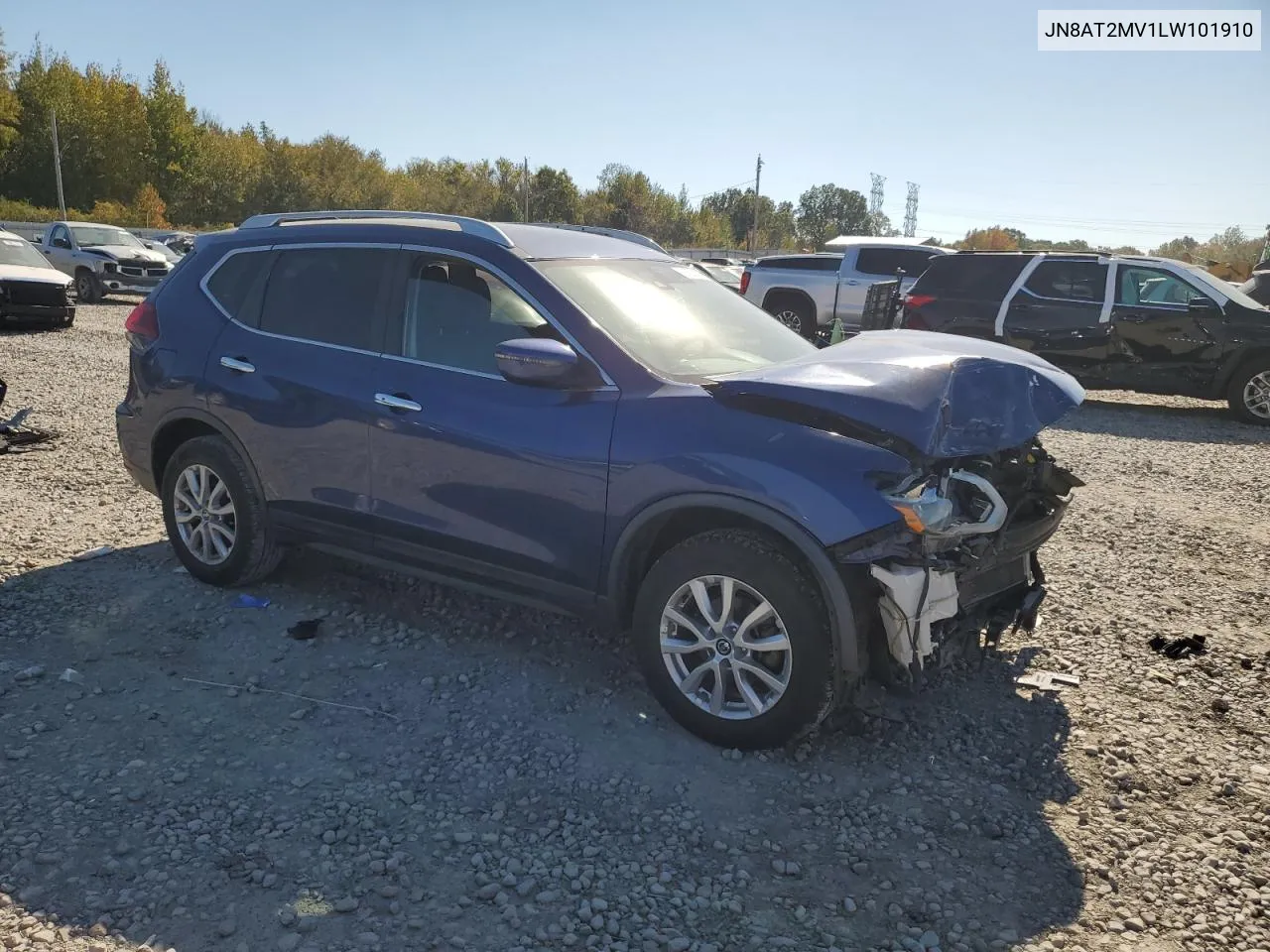 2020 Nissan Rogue S VIN: JN8AT2MV1LW101910 Lot: 78023054