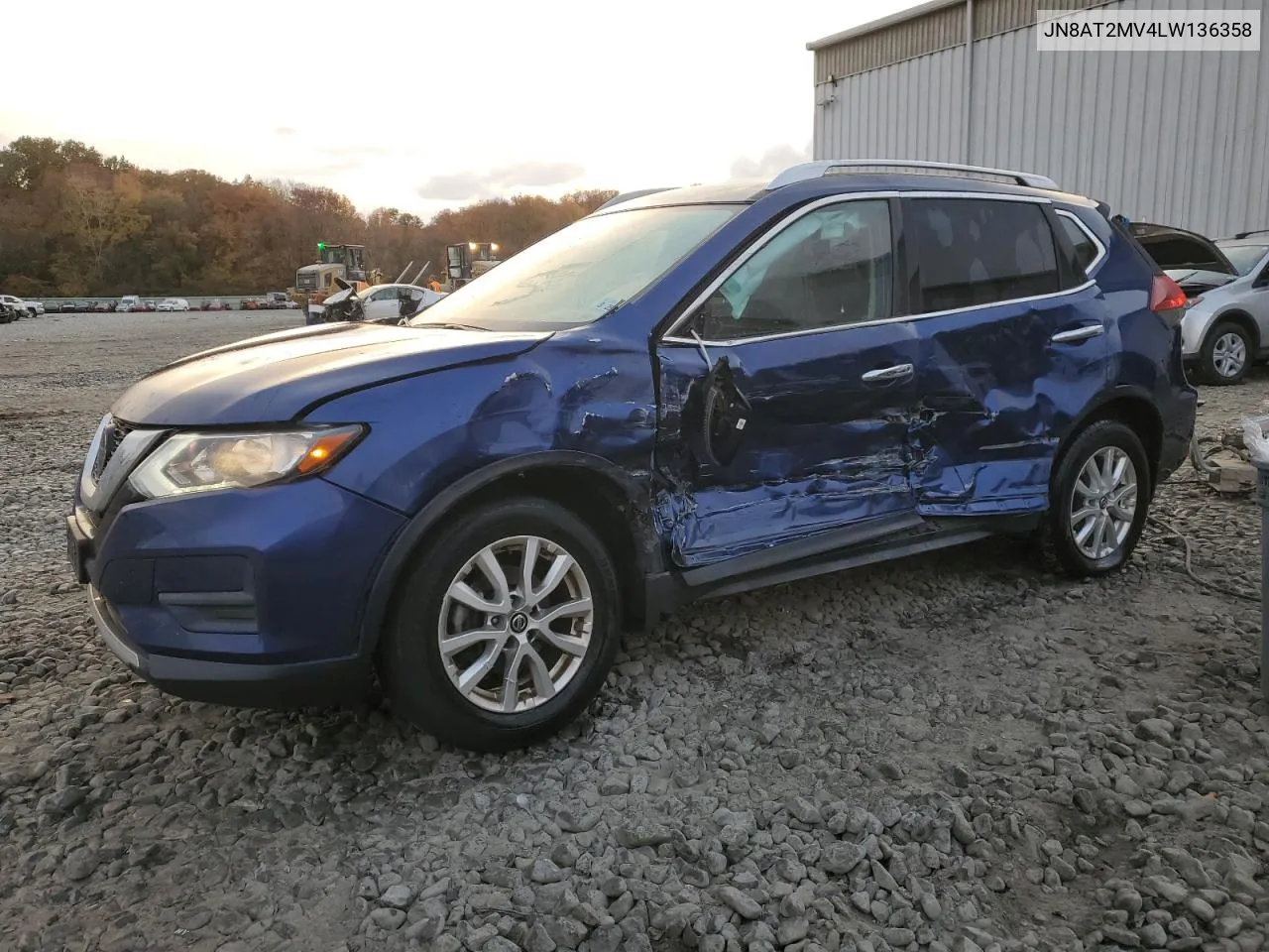 2020 Nissan Rogue S VIN: JN8AT2MV4LW136358 Lot: 78154924