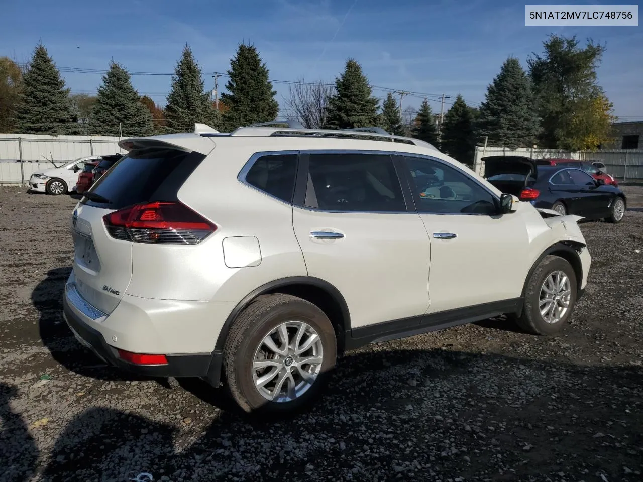 2020 Nissan Rogue S VIN: 5N1AT2MV7LC748756 Lot: 78194464