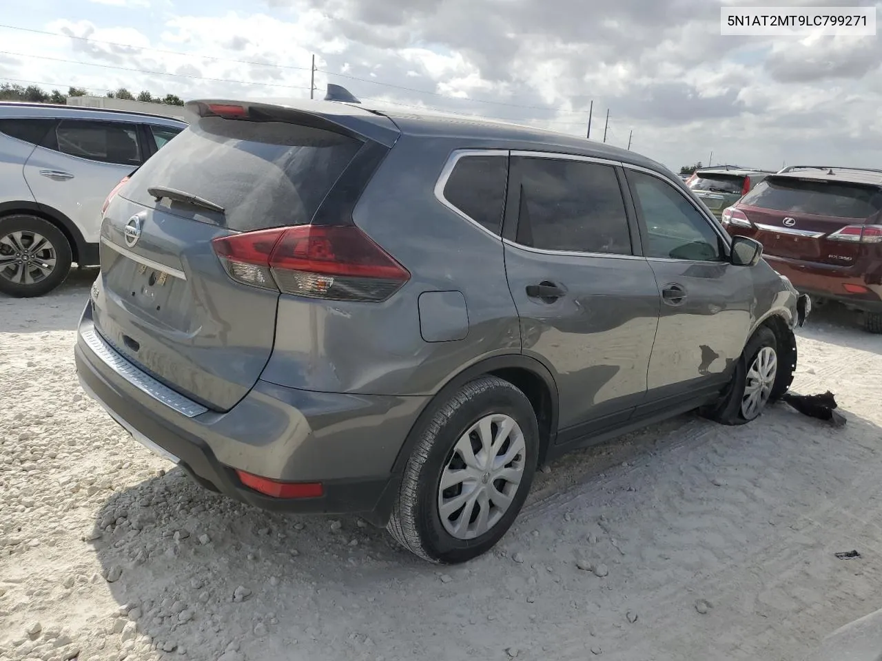 2020 Nissan Rogue S VIN: 5N1AT2MT9LC799271 Lot: 78254524