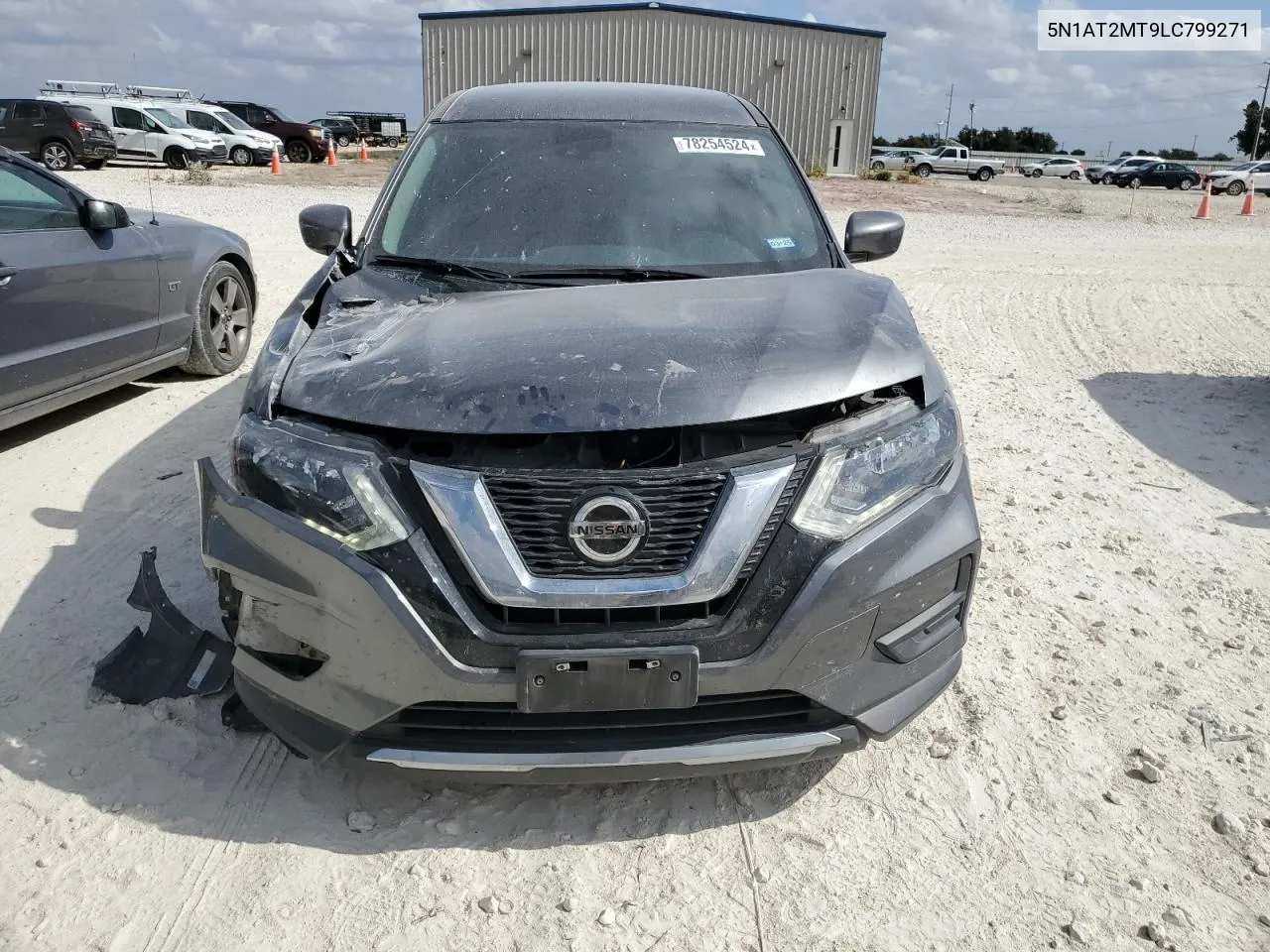 2020 Nissan Rogue S VIN: 5N1AT2MT9LC799271 Lot: 78254524