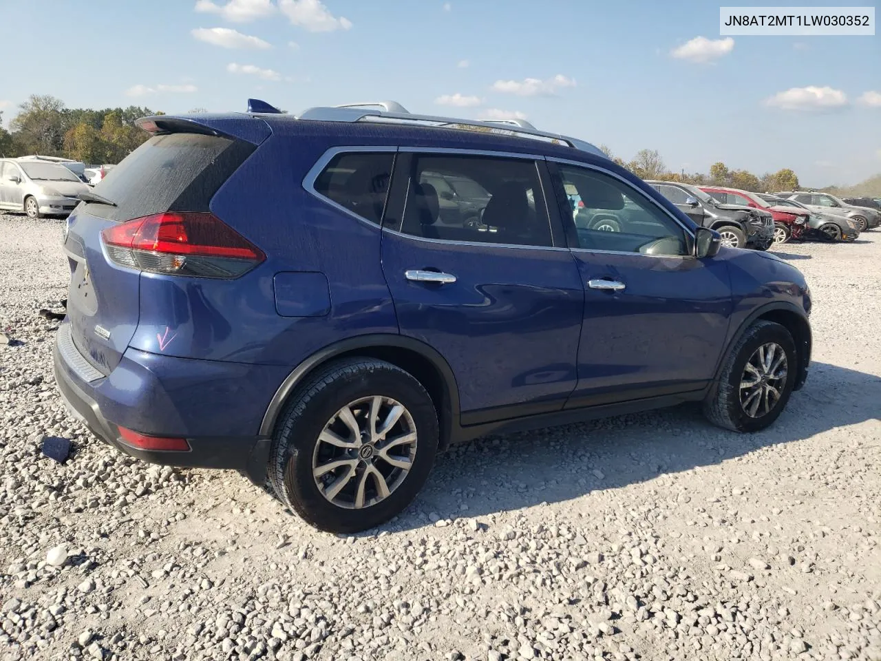 2020 Nissan Rogue S VIN: JN8AT2MT1LW030352 Lot: 78373814