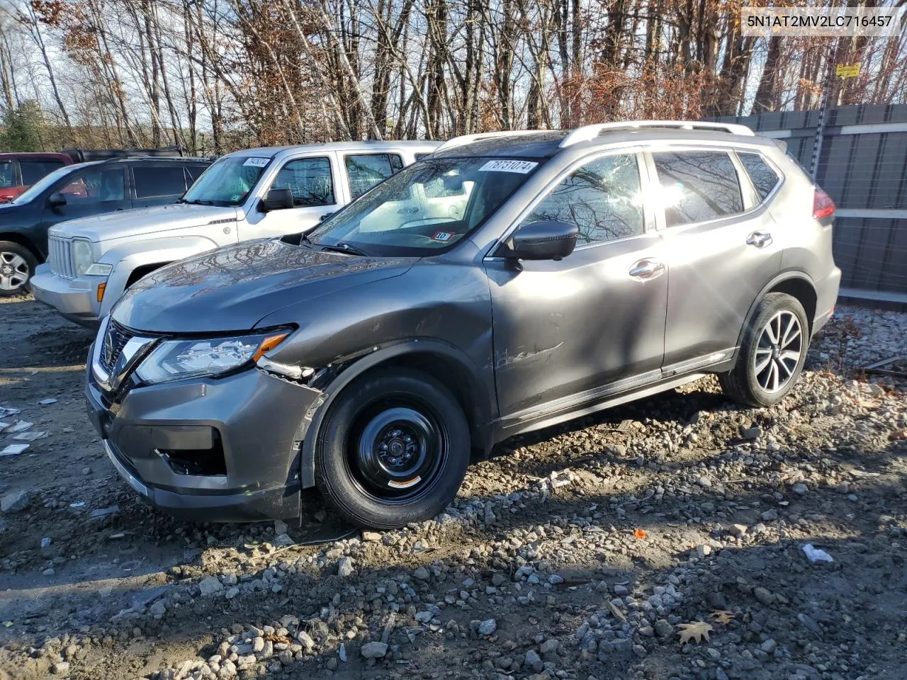 2020 Nissan Rogue S VIN: 5N1AT2MV2LC716457 Lot: 78731074