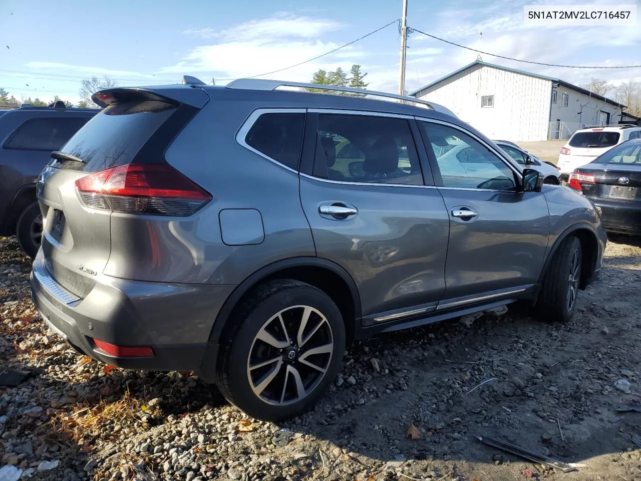 2020 Nissan Rogue S VIN: 5N1AT2MV2LC716457 Lot: 78731074