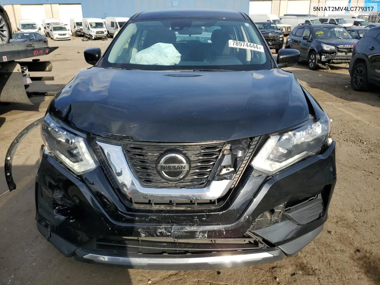 2020 Nissan Rogue S VIN: 5N1AT2MV4LC779317 Lot: 78974444