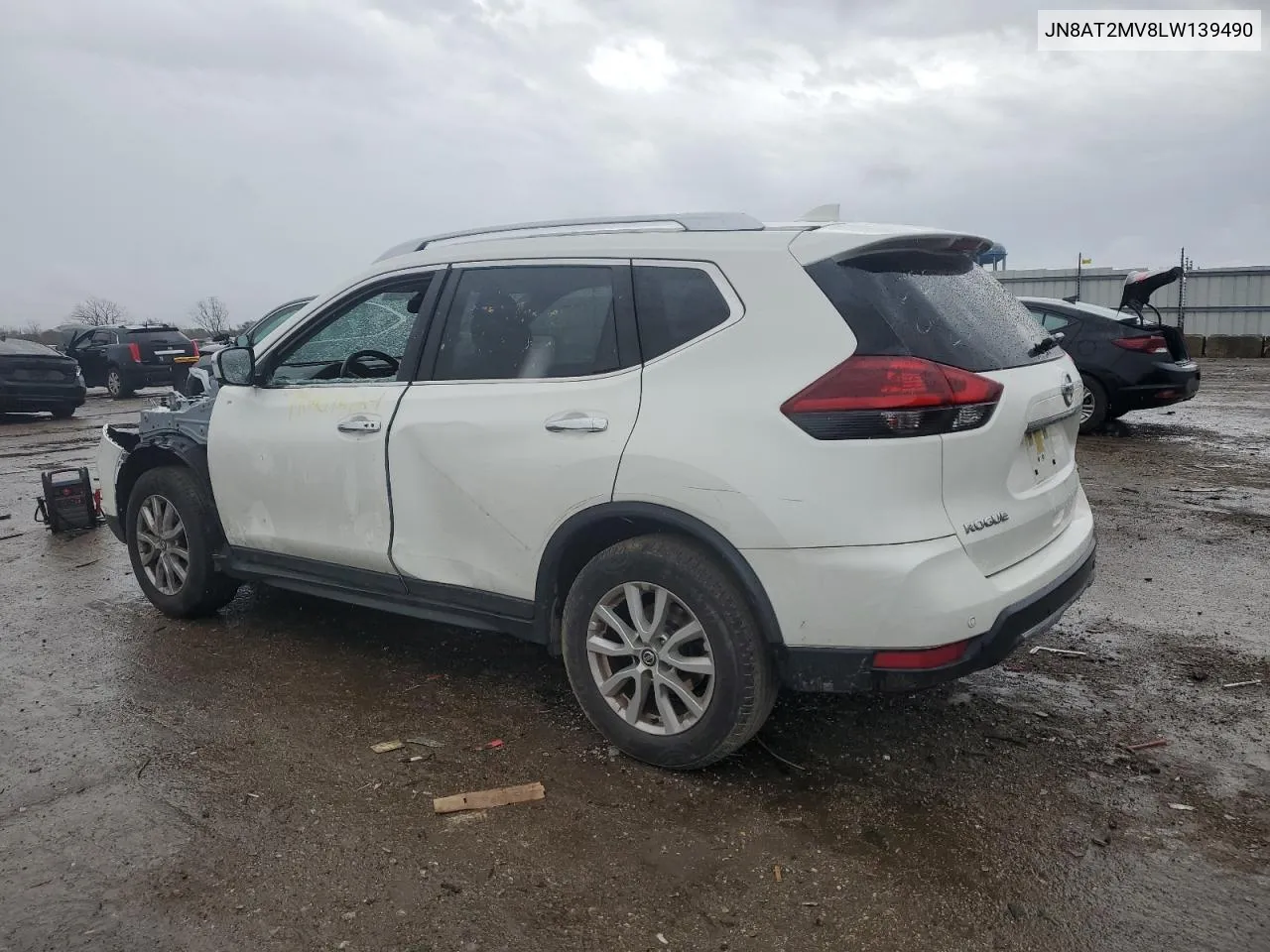 2020 Nissan Rogue S VIN: JN8AT2MV8LW139490 Lot: 79261524