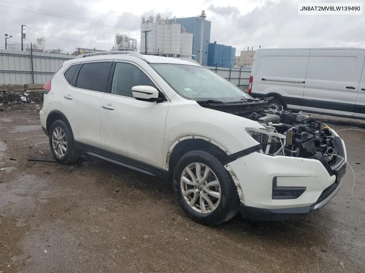 2020 Nissan Rogue S VIN: JN8AT2MV8LW139490 Lot: 79261524