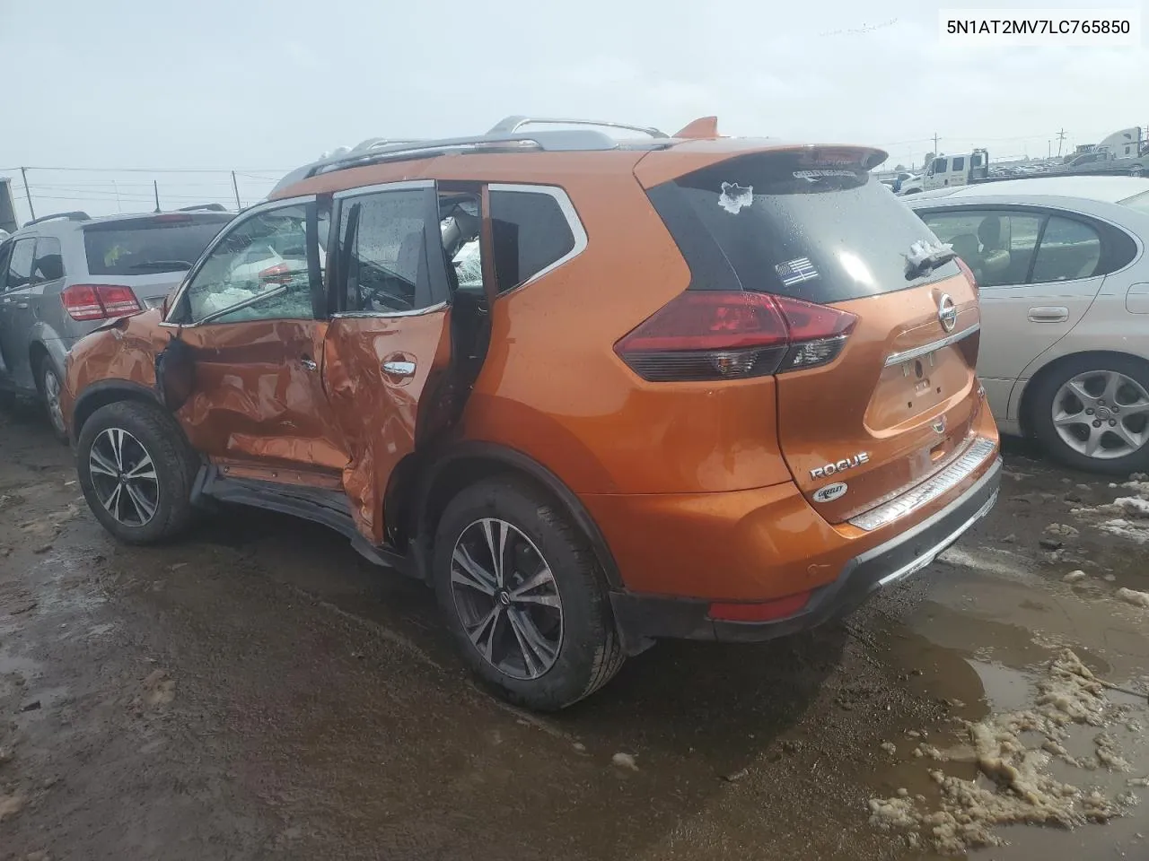 2020 Nissan Rogue S VIN: 5N1AT2MV7LC765850 Lot: 79756584