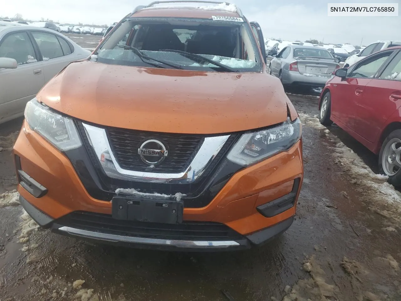 2020 Nissan Rogue S VIN: 5N1AT2MV7LC765850 Lot: 79756584