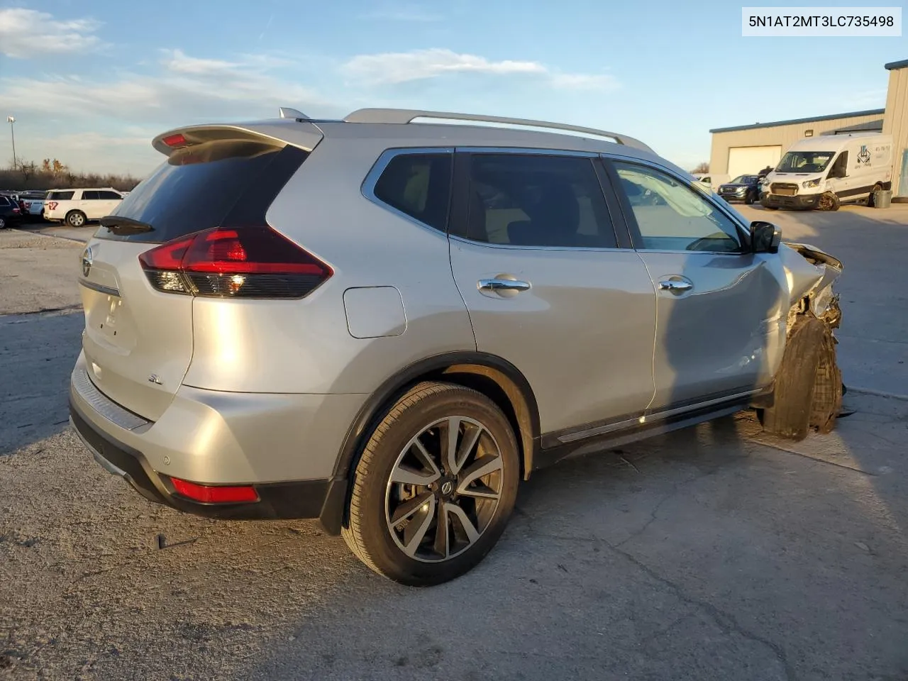 2020 Nissan Rogue S VIN: 5N1AT2MT3LC735498 Lot: 79768653