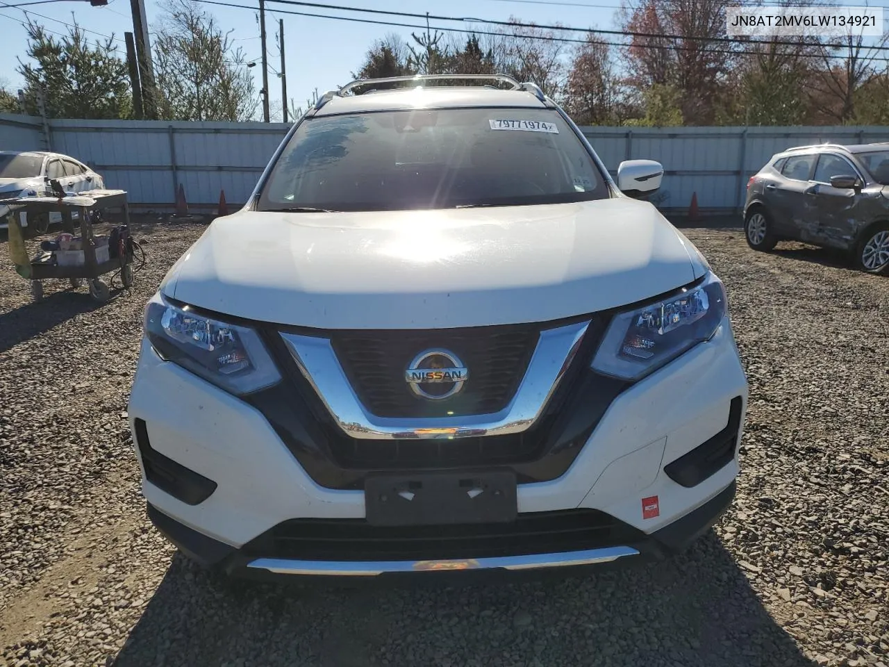 2020 Nissan Rogue S VIN: JN8AT2MV6LW134921 Lot: 79771974