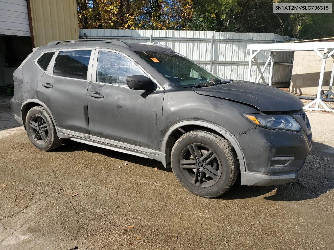 2020 Nissan Rogue S VIN: 5N1AT2MV5LC736315 Lot: 79818054