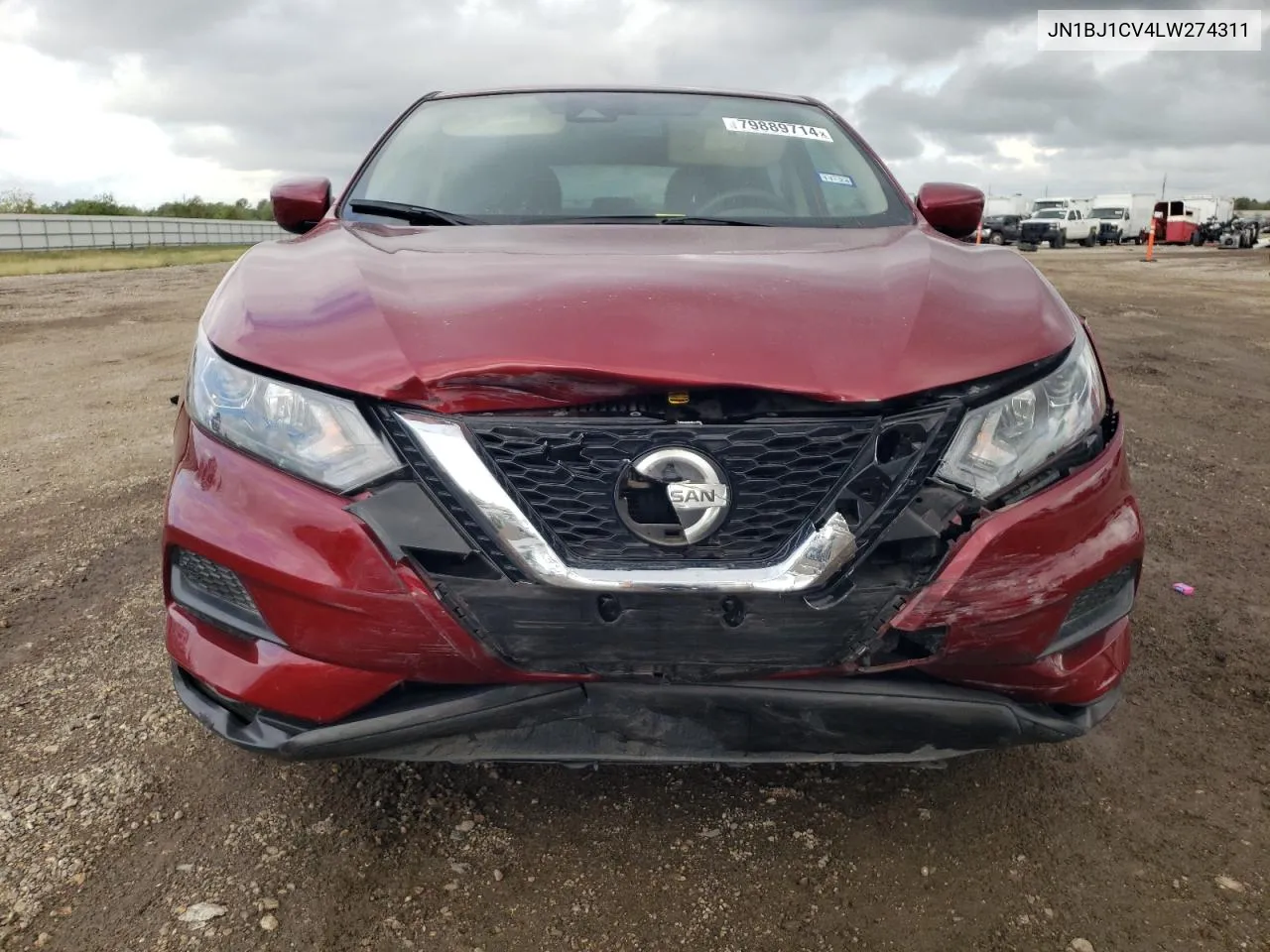 2020 Nissan Rogue Sport S VIN: JN1BJ1CV4LW274311 Lot: 79889714