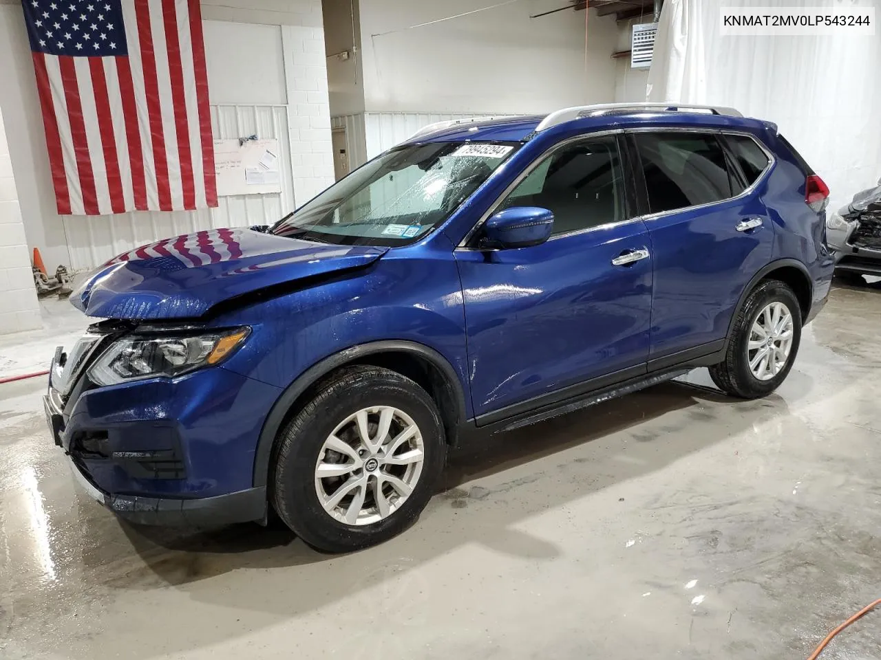 2020 Nissan Rogue S VIN: KNMAT2MV0LP543244 Lot: 79945294