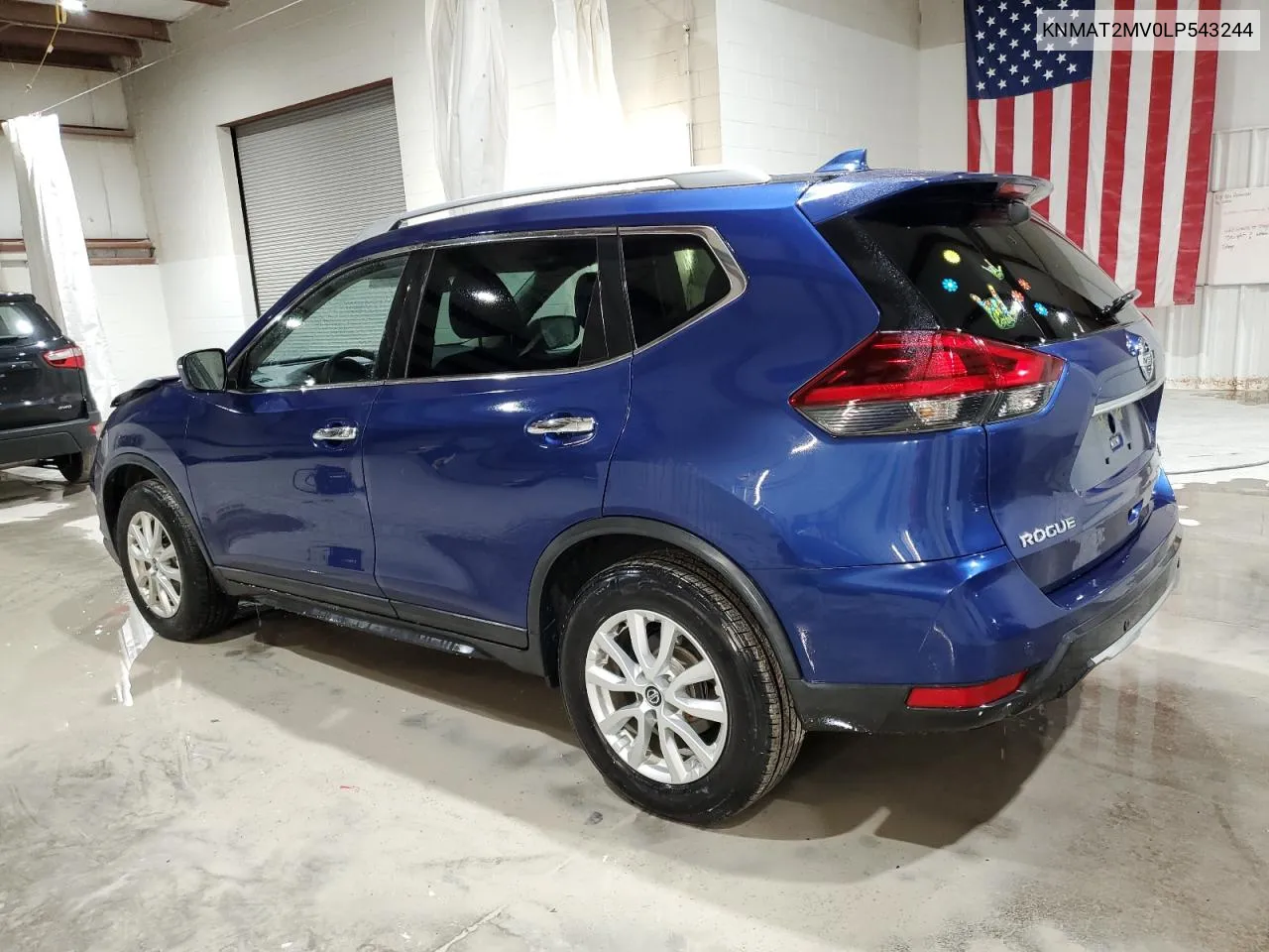 2020 Nissan Rogue S VIN: KNMAT2MV0LP543244 Lot: 79945294