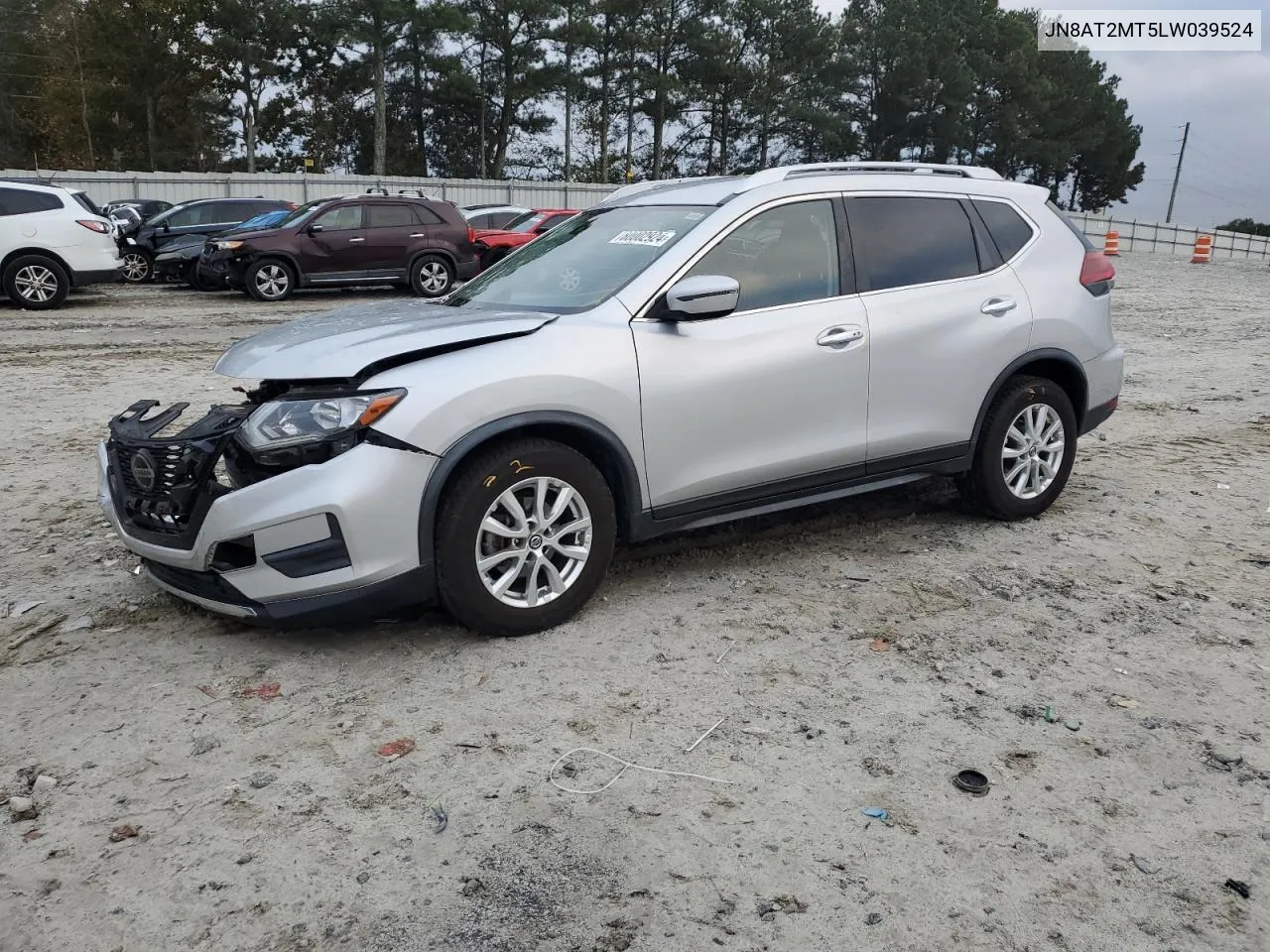 2020 Nissan Rogue S VIN: JN8AT2MT5LW039524 Lot: 80002924