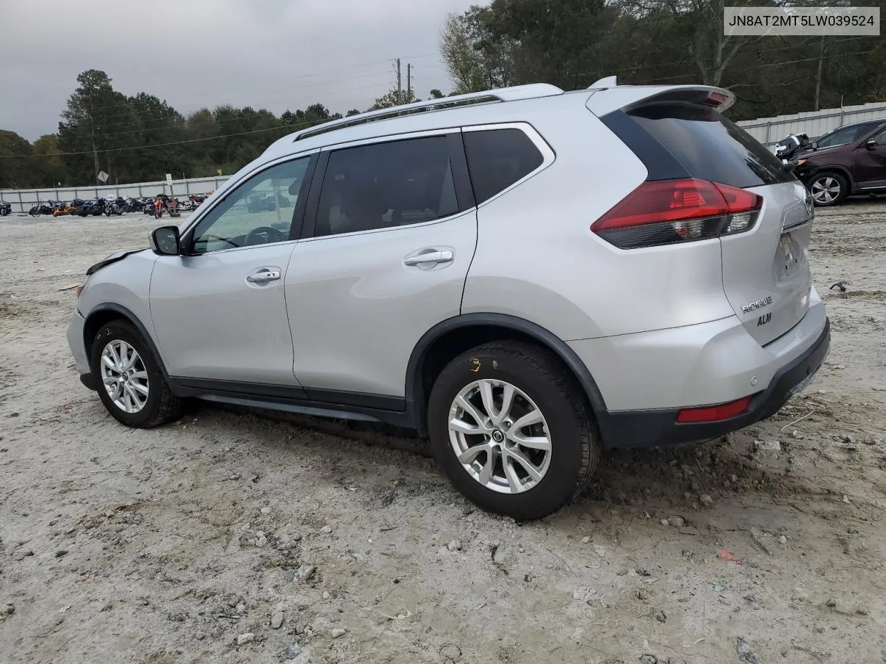 2020 Nissan Rogue S VIN: JN8AT2MT5LW039524 Lot: 80002924