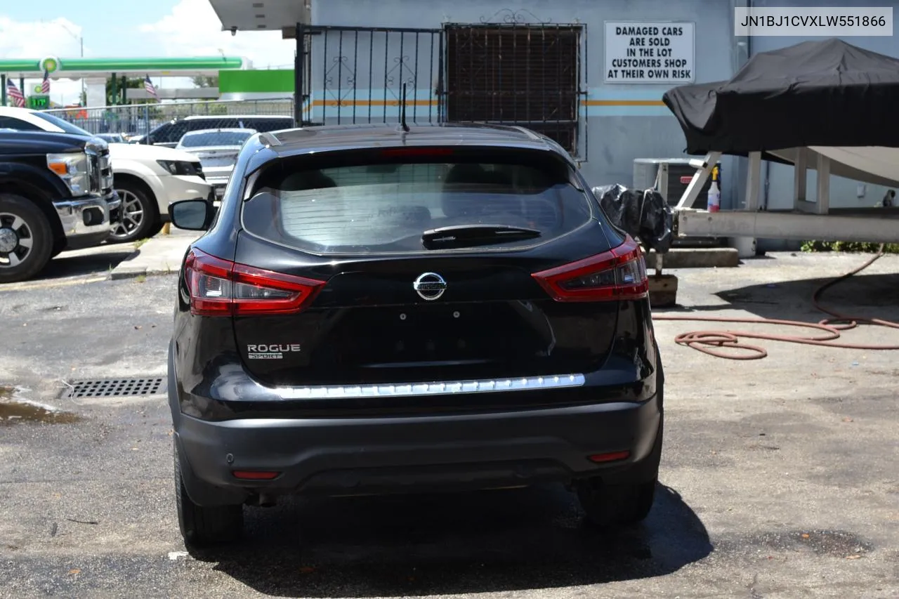 2020 Nissan Rogue Sport S VIN: JN1BJ1CVXLW551866 Lot: 80262204