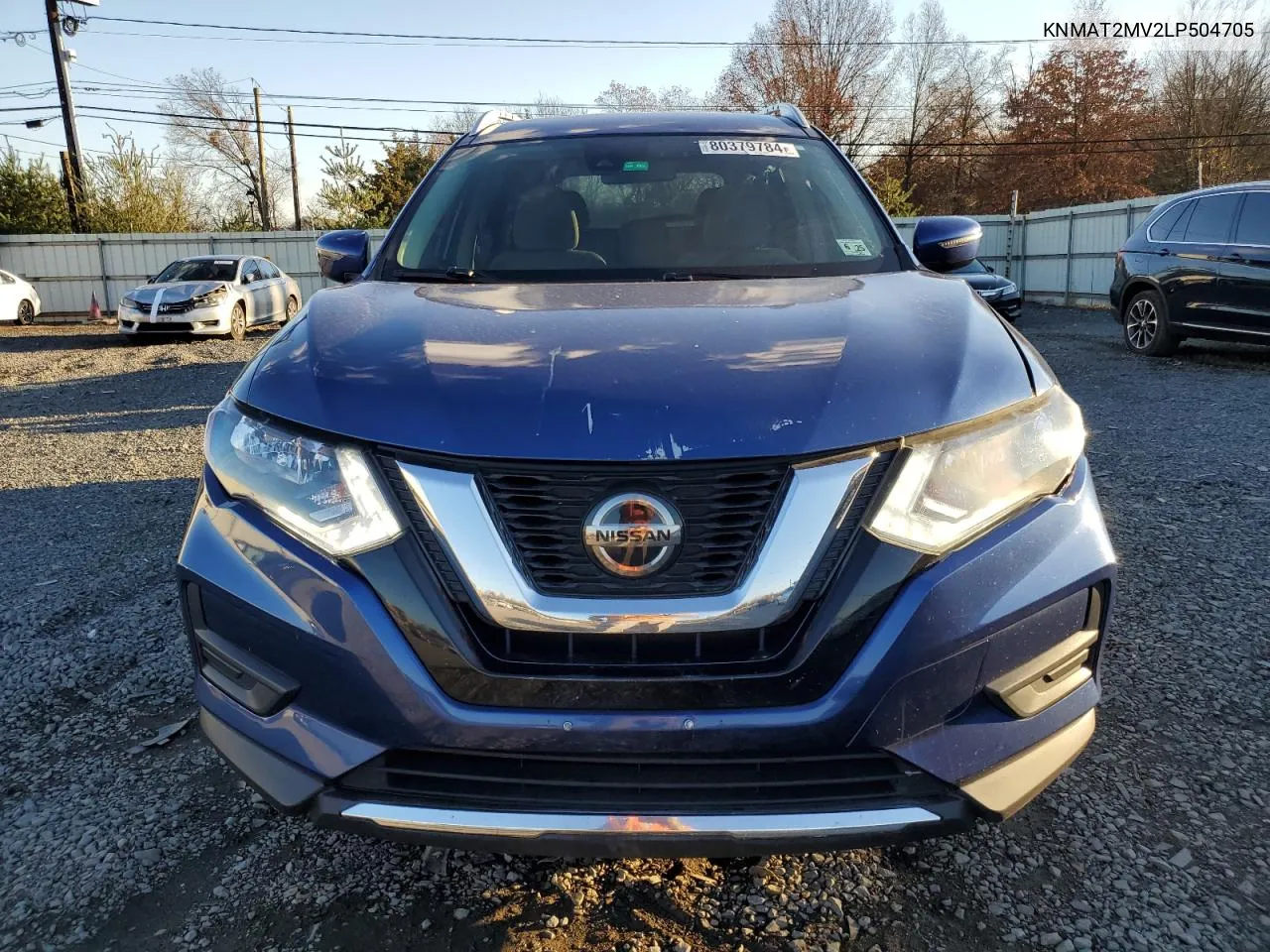 2020 Nissan Rogue S VIN: KNMAT2MV2LP504705 Lot: 80379784