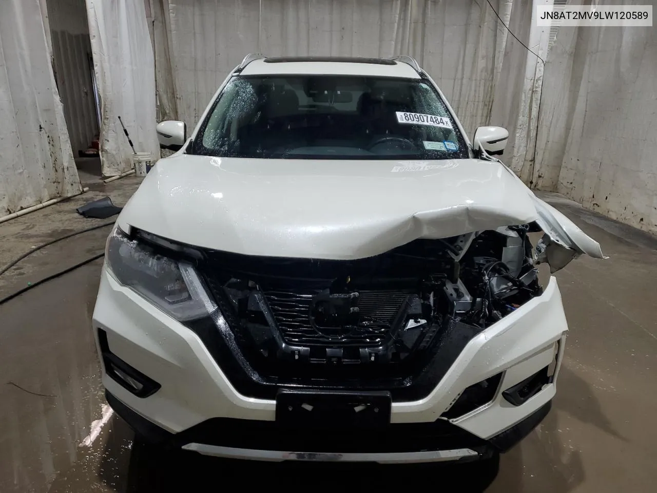 2020 Nissan Rogue S VIN: JN8AT2MV9LW120589 Lot: 80907484