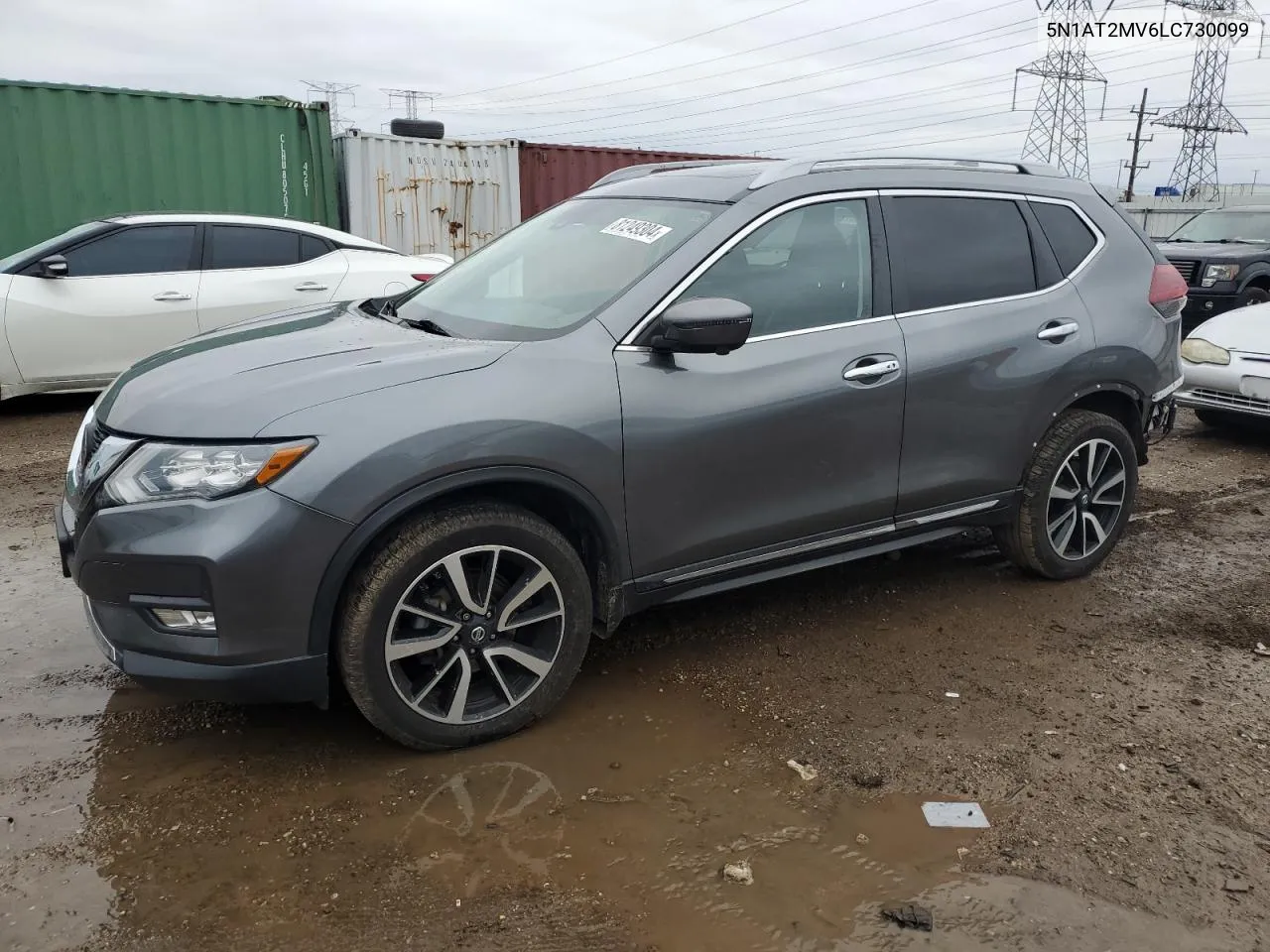 2020 Nissan Rogue S VIN: 5N1AT2MV6LC730099 Lot: 81249304