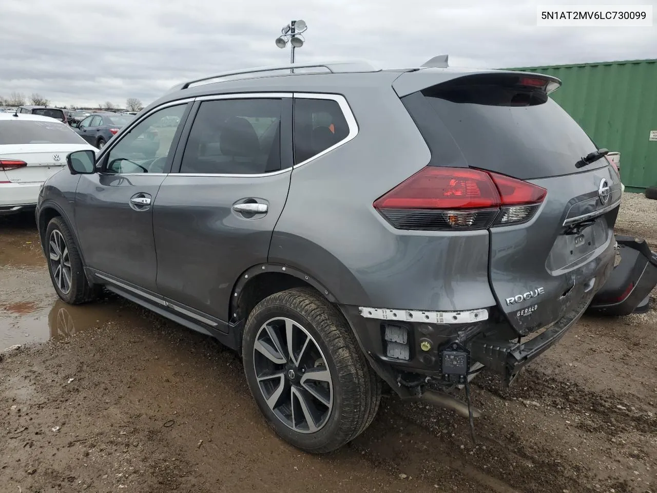 2020 Nissan Rogue S VIN: 5N1AT2MV6LC730099 Lot: 81249304