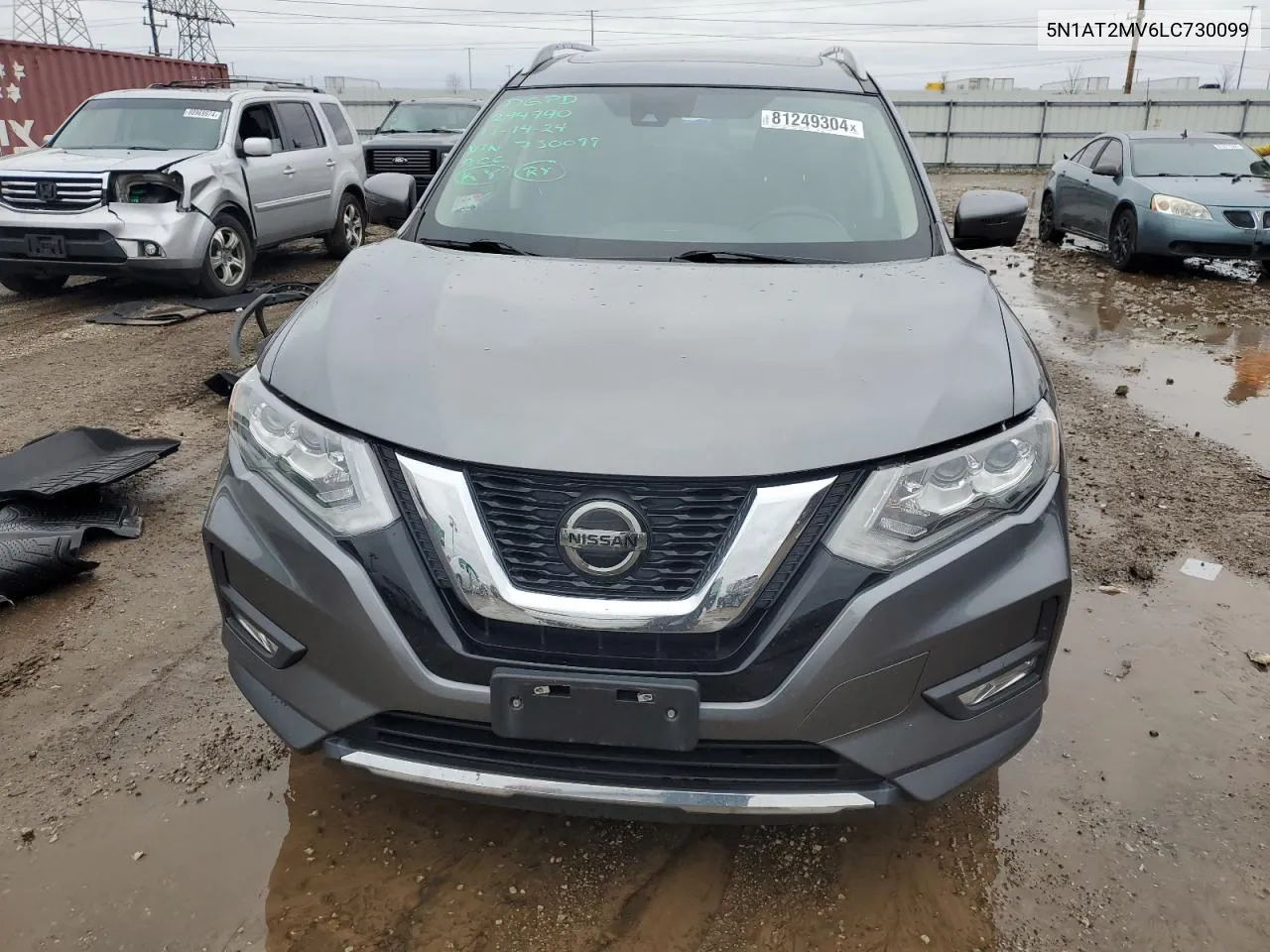 2020 Nissan Rogue S VIN: 5N1AT2MV6LC730099 Lot: 81249304