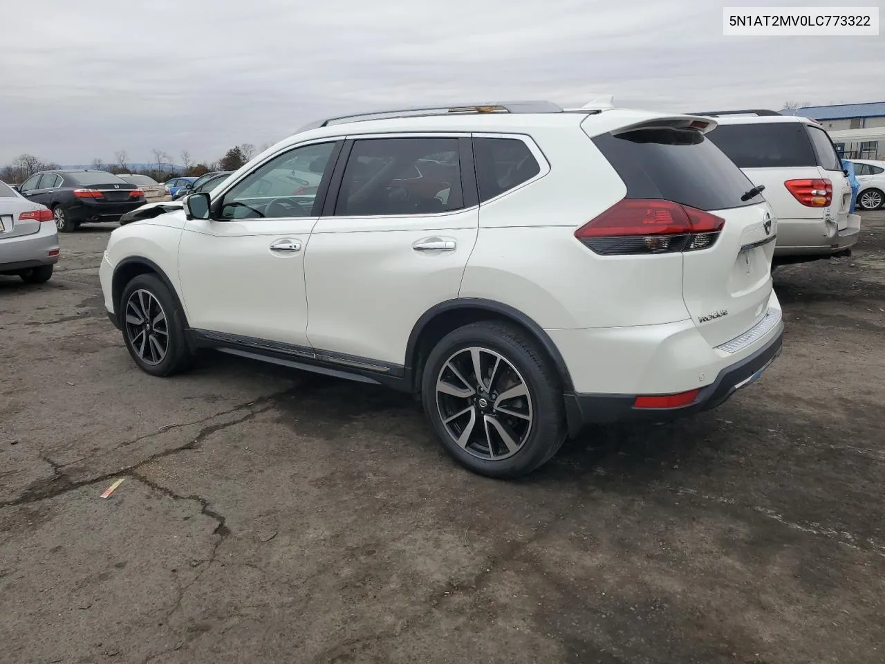 2020 Nissan Rogue S VIN: 5N1AT2MV0LC773322 Lot: 81365424