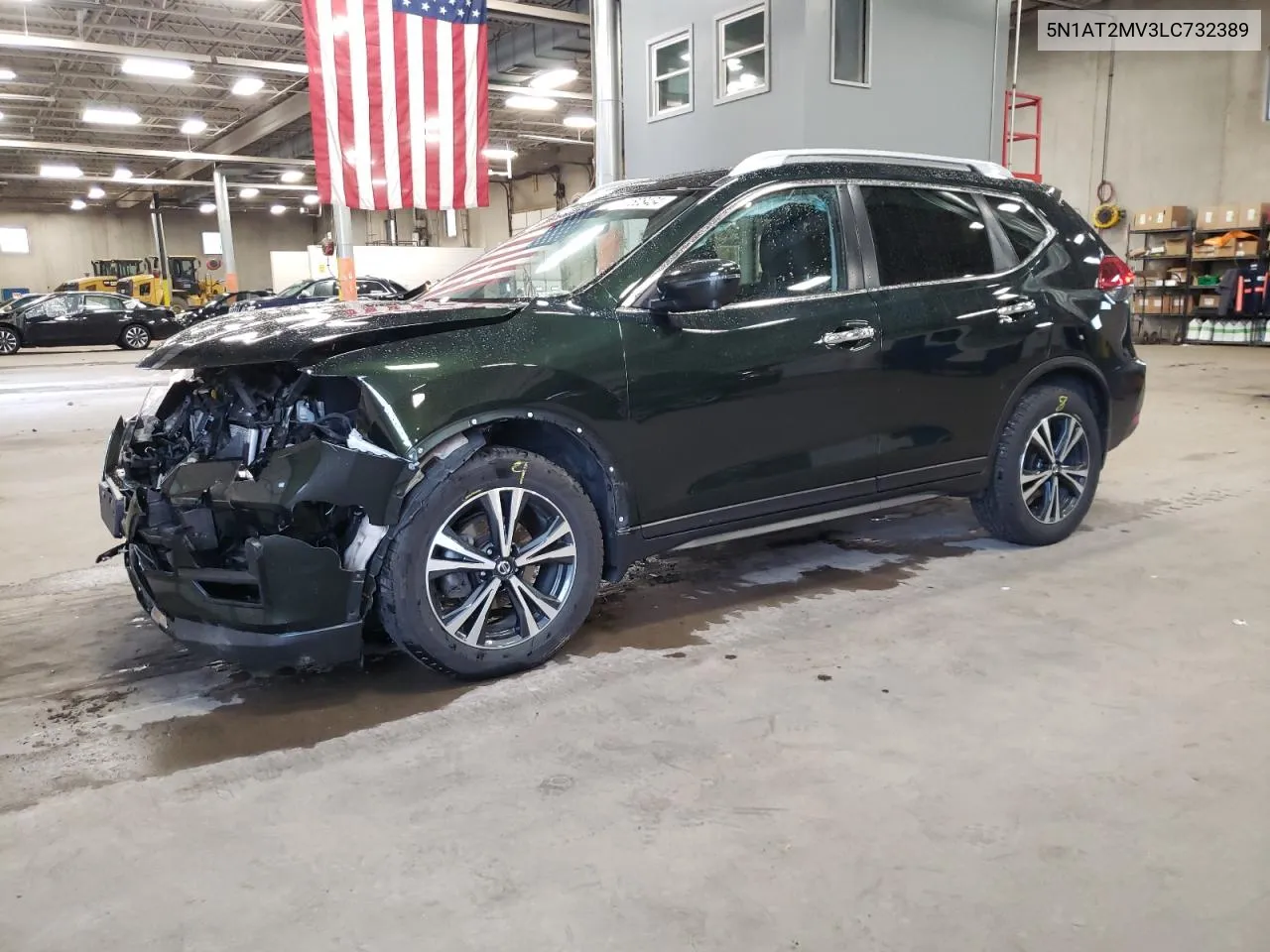 2020 Nissan Rogue S VIN: 5N1AT2MV3LC732389 Lot: 81508434