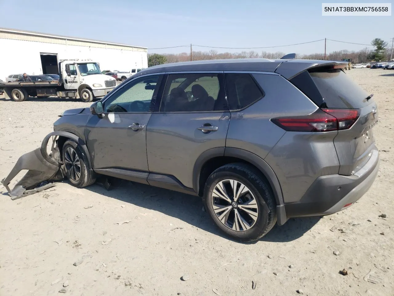 2021 Nissan Rogue Sv VIN: 5N1AT3BBXMC756558 Lot: 46795544