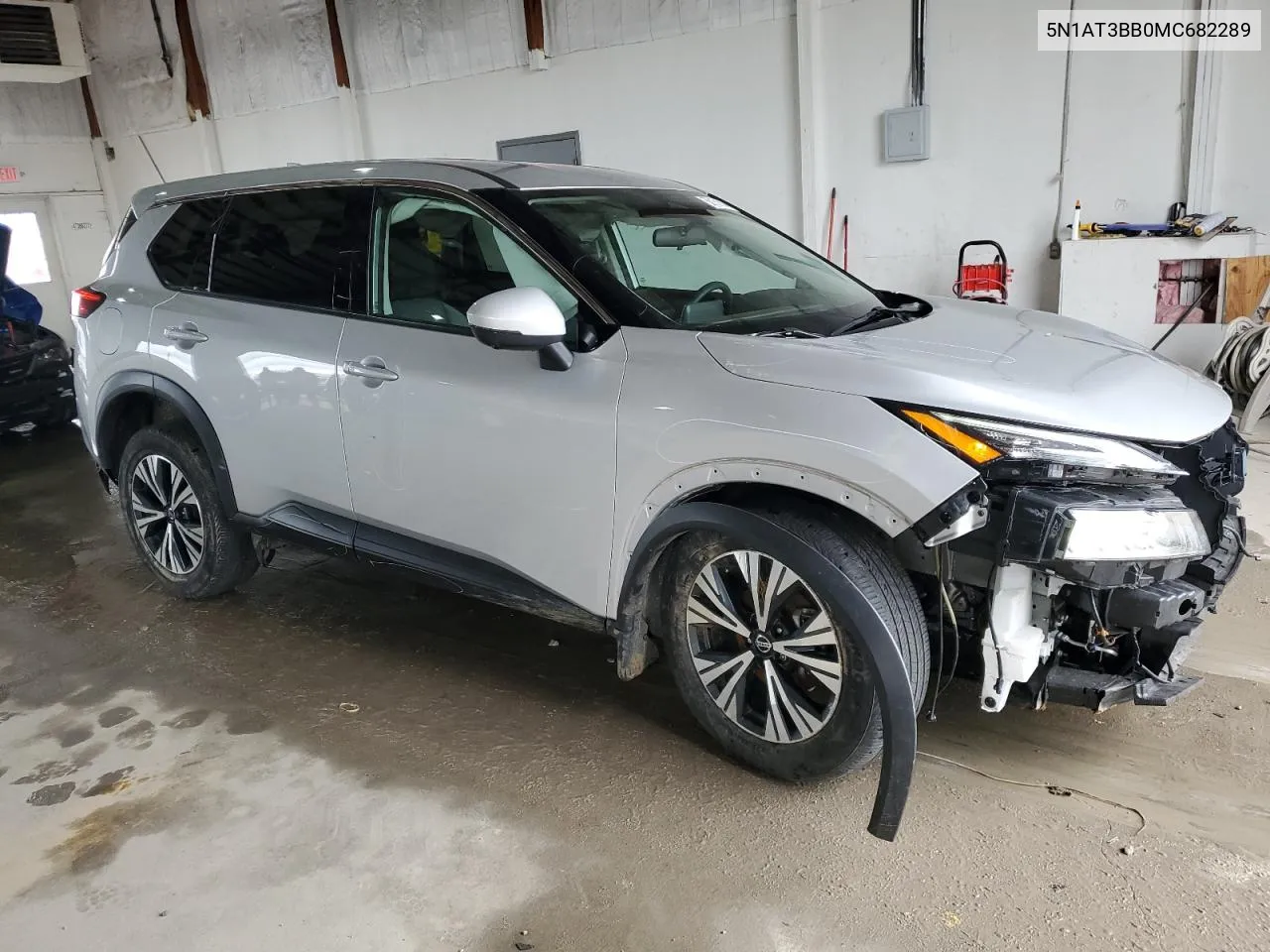 2021 Nissan Rogue Sv VIN: 5N1AT3BB0MC682289 Lot: 50151514